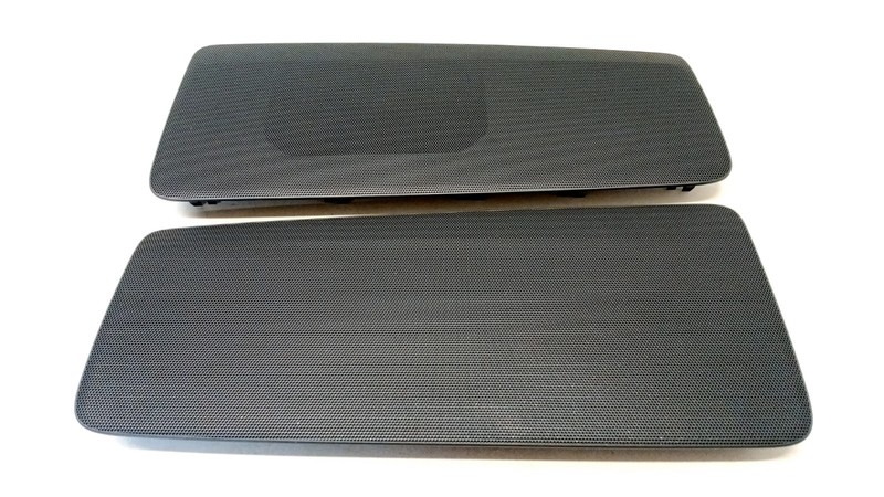 17-23 AUDI B9 A4 S4 SHELF COVER SPEAKER GRILLE SET LEFT RIGHT OEM 081525B