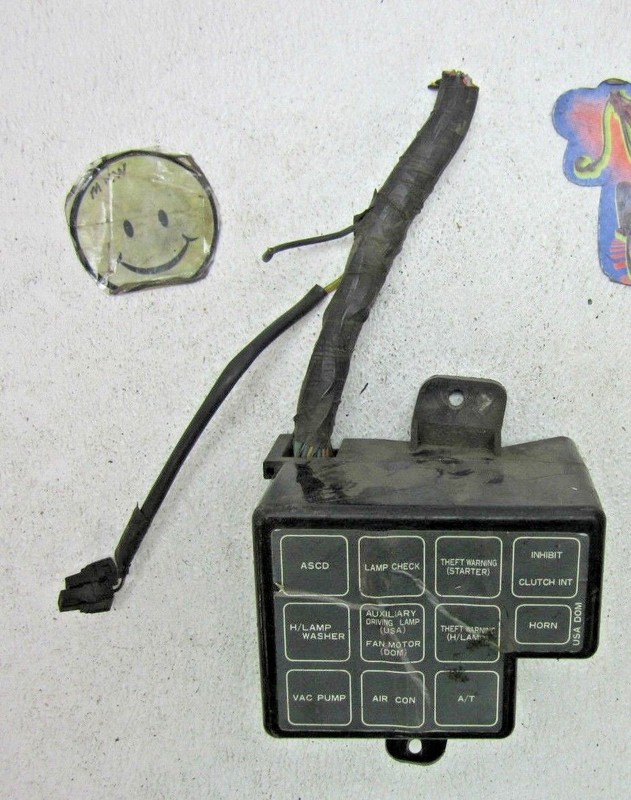 FUSE BOX WIRE PANEL RELAY HARNESS TURBO ENGINE CLIP END CAR fits 87 NISSAN 300ZX