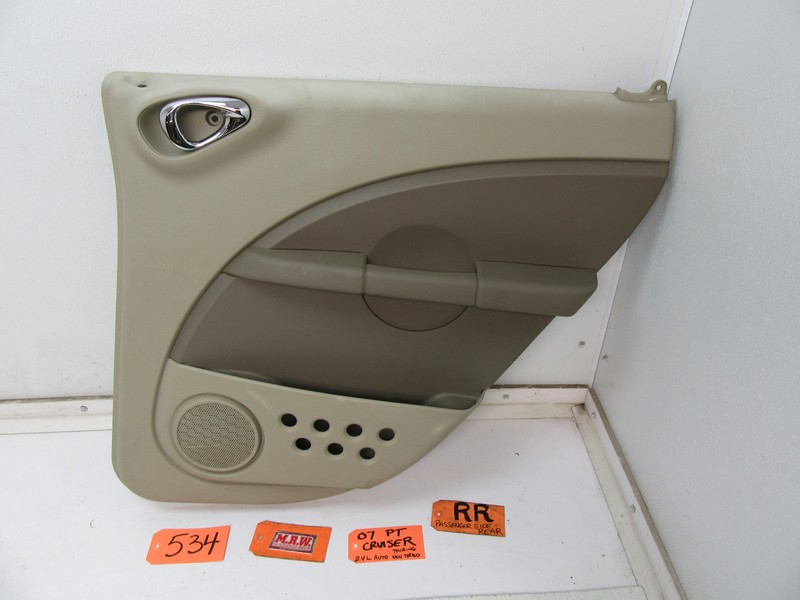 DOOR PANEL DOOR HANDLE PASSENGER SIDE BACK REAR SPEAKER COVER 06-10 PT CRUISER