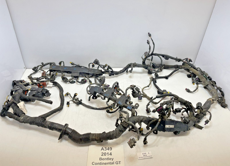 ✅ 13-17 OEM Bentley Continental GT 4.0 V8 Engine Ignition Wire Wiring Cable