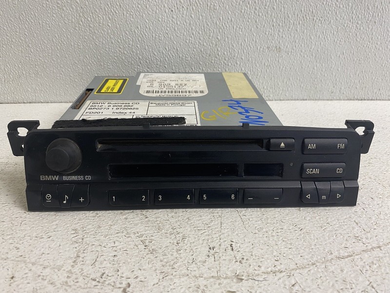 2001 BMW 320ci Convertible 1 DIN Radio Stereo 6512 - 6 909 882 AMFM Tuner Oem