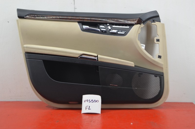 07-09 MERCEDES W221 S550 FRONT LEFT DRIVER SIDE INTERIOR DOOR PANEL OEM