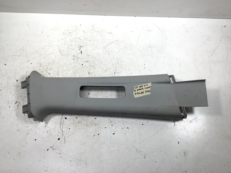07-08 Honda FIT Right Upper Center Pillar Trim Gray 84111-SLN-A01ZA OEM
