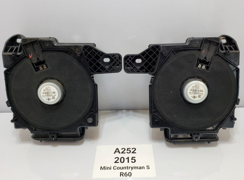 ✅ 11-16 OEM Mini Cooper Countryman R60 Front Left Right Subwoofer Speaker SET