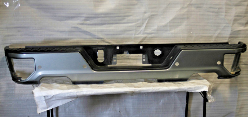 2019-2024 Chevrolet Silverado 2500HD Rear Bumper W/Sensor Holes And Dual Exh Oem