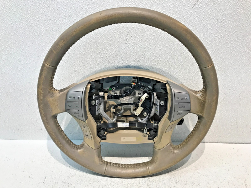 2005-12 TOYOTA AVALON STEERING WHEEL W/ CRUISE & RADIO FUNCTIONS OEM BEIGE