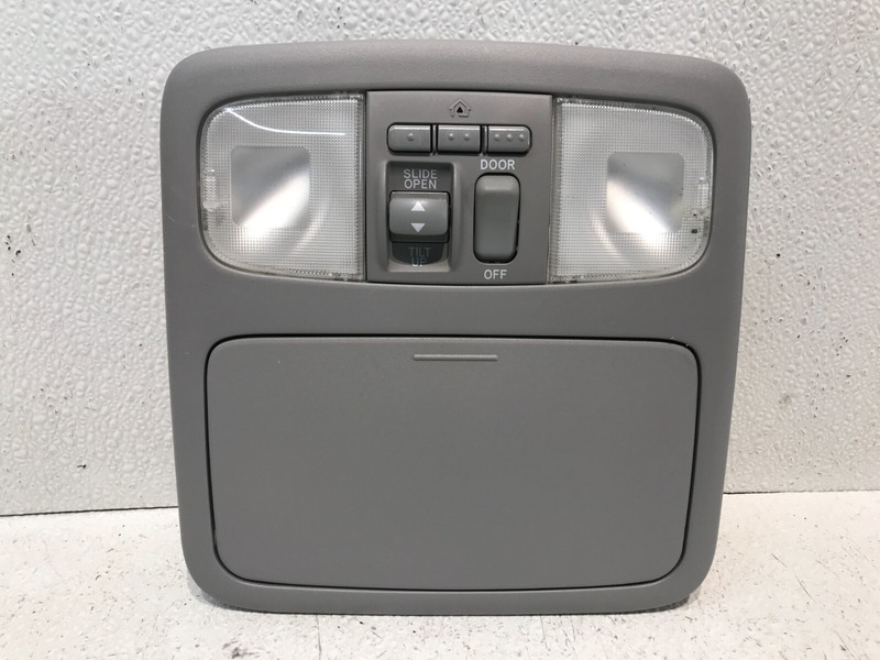 2004-07 Toyota Highlander OEM Overhead Dome Light Console Homelink Sunroof Gray