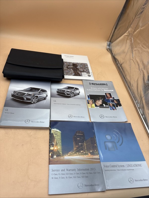 2016 Mercedes Benz GL Owners Manual Warranty With Case Included With Case