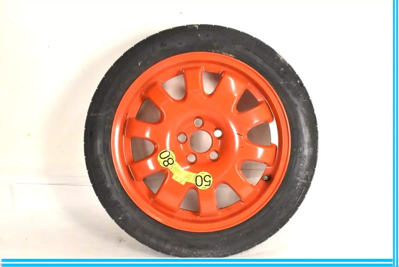 04-21 Jaguar X250 XF XK XJR Emergency Spare Tire Wheel Donut Rim 135 80 18" OEM