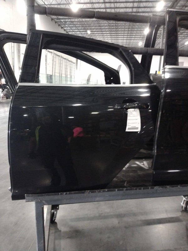 2012 Ford Focus Left Rear Door Black 579569 95K Miles Used Auto Part
