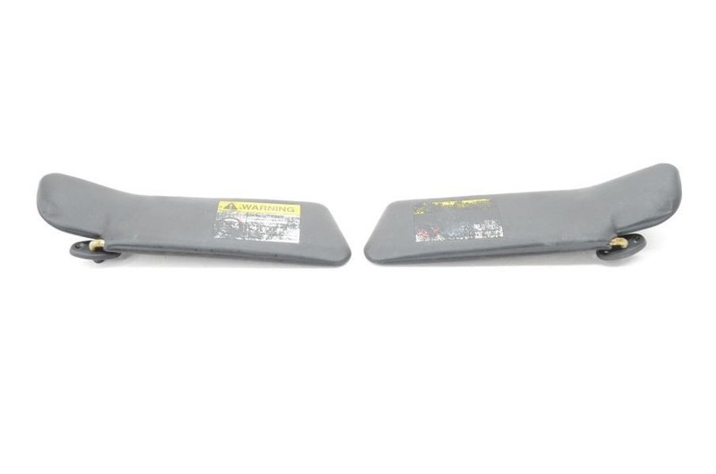 1999-2000 Mazda MX-5 Miata 1.8L Pair of Black Driver and Passenger Sun Visors