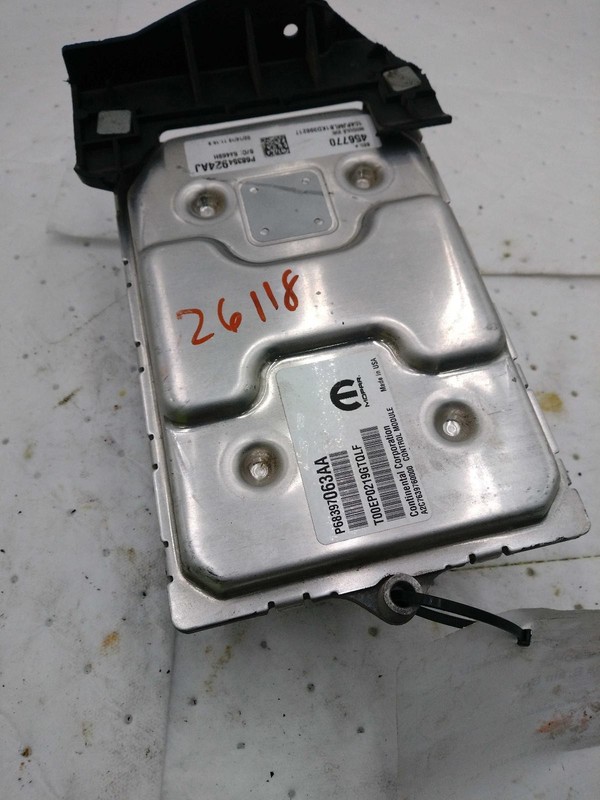 2019 Jeep Cherokee Engine Control Module ECM 2.4L OEM 68397063AA Used