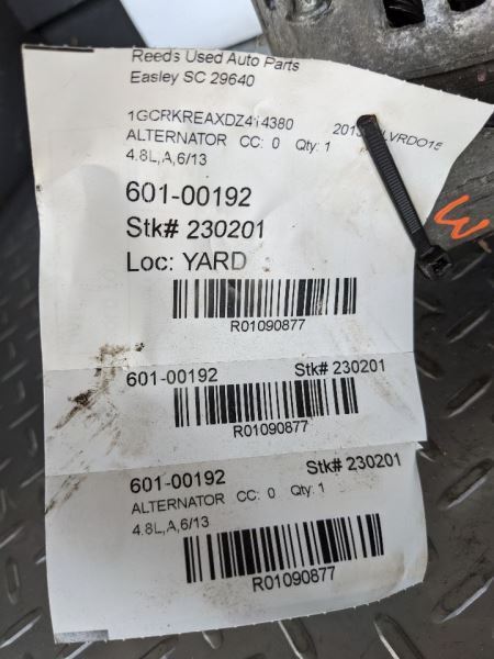 Alternator 145 Amp Opt KG3 Fits 07-14 ESCALADE 1090877