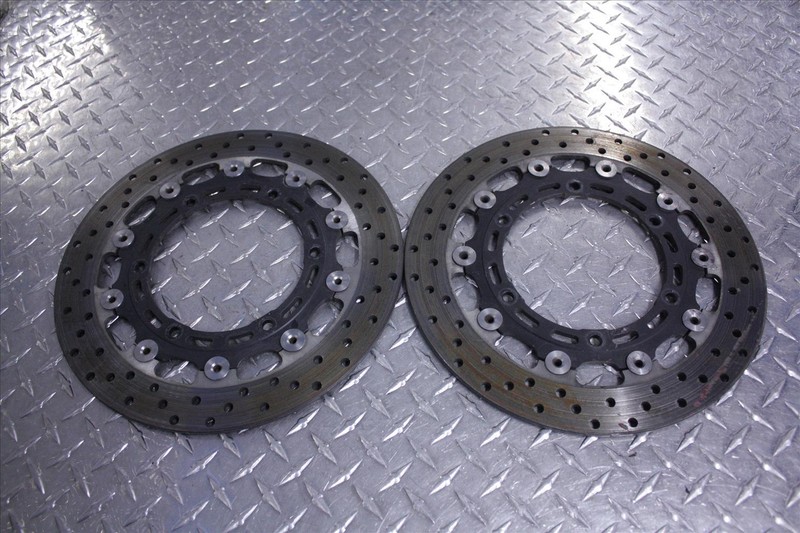 00 YAMAHA YZF 600 R FRONT BRAKE ROTOR DISCS PAIR YZF600 *