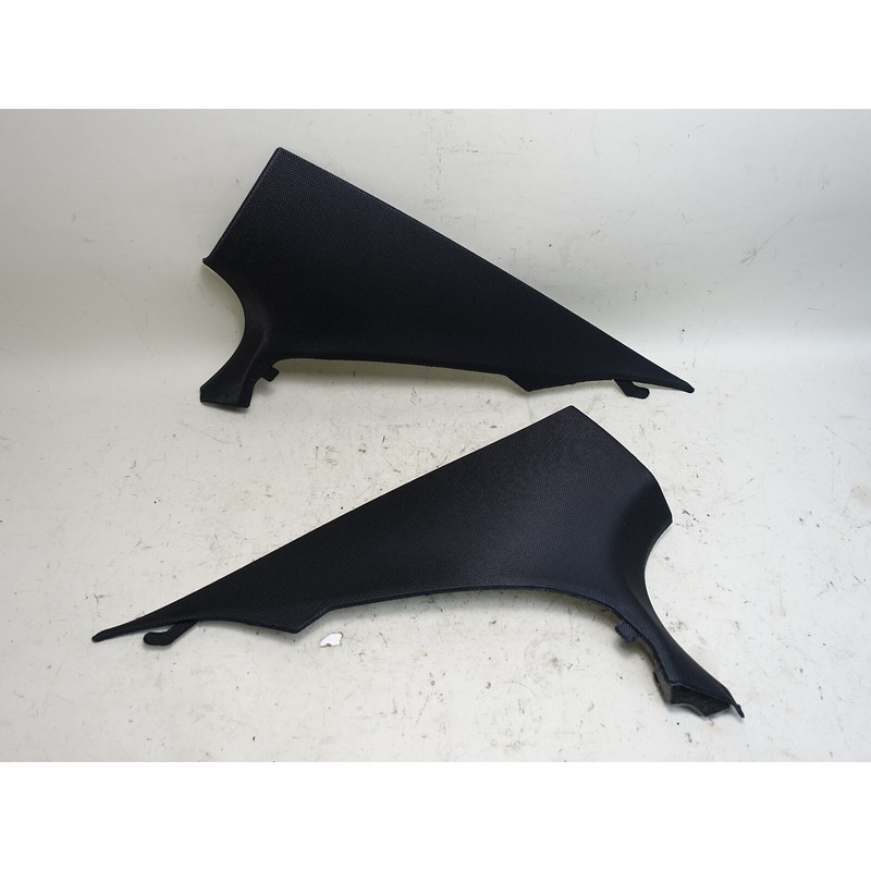 17-20 BMW G30 5-Series Sedan Rear C- Pillar Column Covers Anthracite Black OEM
