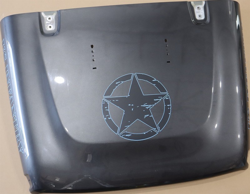 JEEP Wrangler JL Hood 68281949AE Paint Gray Granite OEM Factory Gladiator