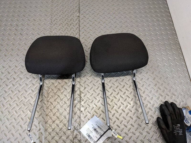 11-20 DODGE JOURNEY FRONT SEAT HEADREST LEFT RIGHT LH RH BLACK CLOTH OEM 1154070