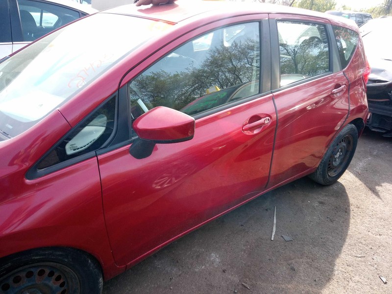 Nissan Versa 2015 Right Rear Door RED 486440 8335