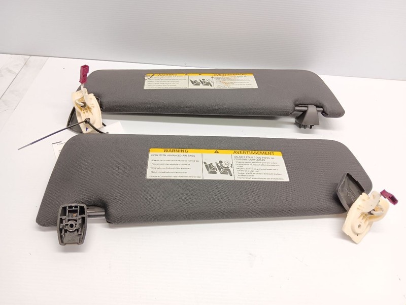 10-15 OEM BMW F01 F02 740i 750i Front Left Right Side Sun Visor Black Pair SET
