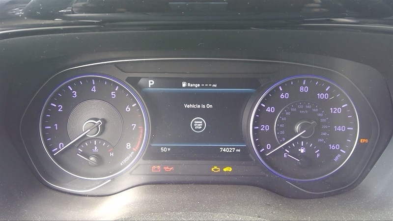 2020-2022 Hyundai Palisade FWD 3.5" Screen 94011-S8660 Speedometer 74,027 Miles