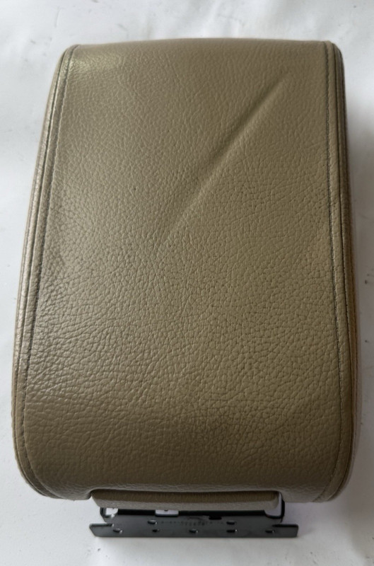 2007-2009 Lincoln MKZ Beige Leather Center Console Armrest Lid With Sliding OEM