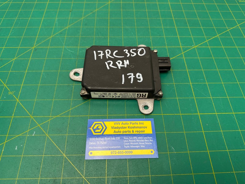 16-17 LEXUS RC350 REAR RIGHT BLIND SPOT RADAR SENSOR MODULE OEM