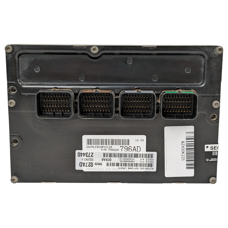 2004 DODGE DAKOTA 4.7 4WD ECU ECM ENGINE COMPUTER MODULE 56028796AD