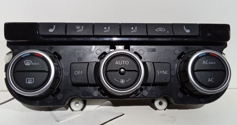 2013 VW Volkswagen CC 58753 Heater Controls Dual Zone Climatronic Heated Seats