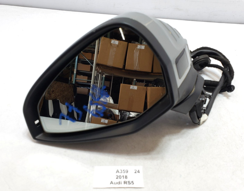 ✅ 18-24 Audi RS5 A5 S5 Front Left Driver Side Exterior Door View Mirror Gray*