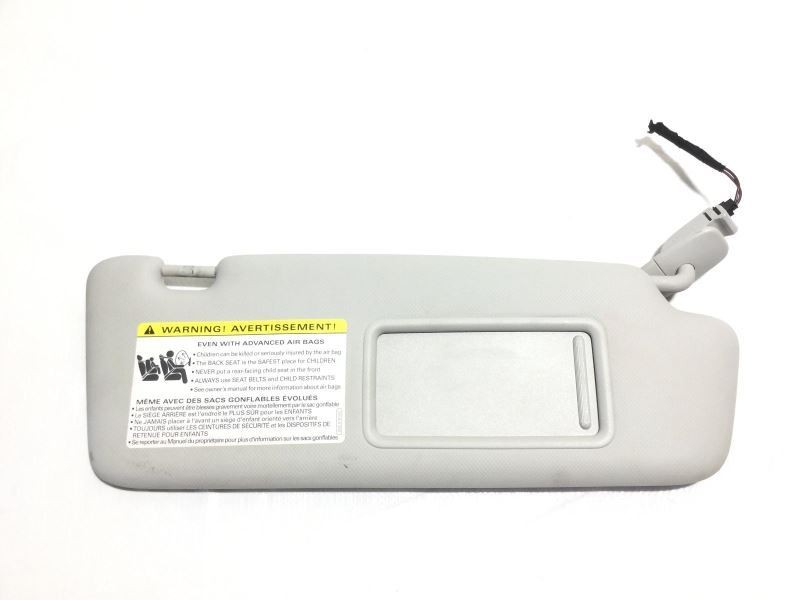 2009-2012 AUDI A4 RIGHT PASSENGER SIDE SUN VISOR GRAY 8173