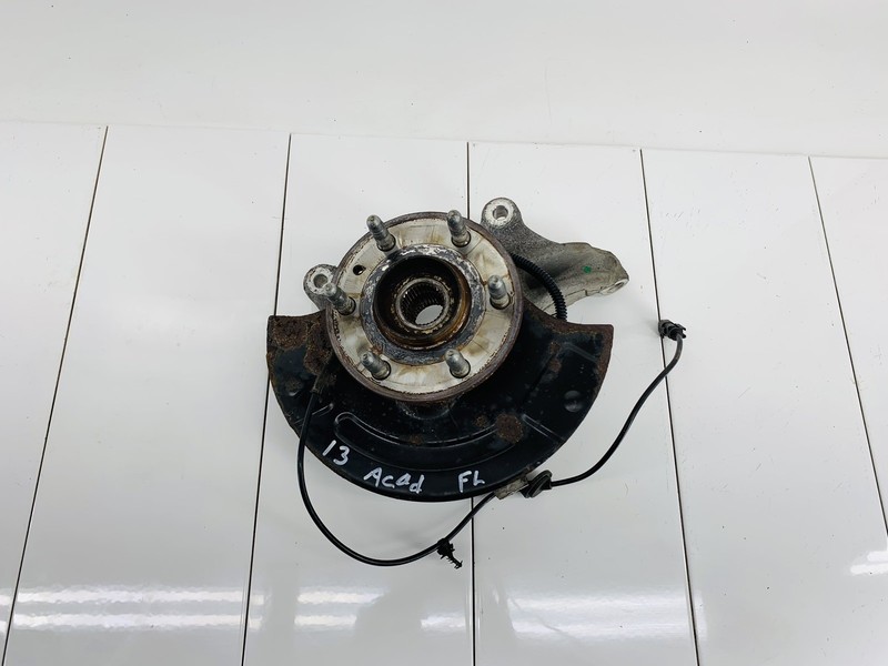 07-16 GMC ACADIA AWD FRONT LEFT SIDE SUSPENSION SPINDLE KNUCKLE WHEEL HUB OEM