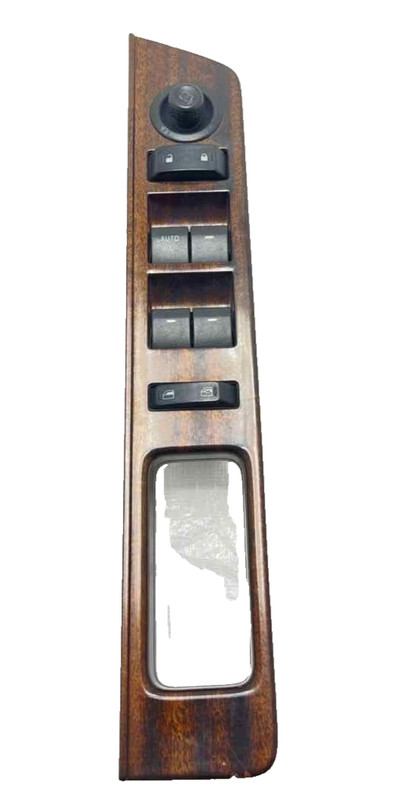 2007 Expedition LH Driver Master Window Switch Wood Trim 7L1T14B003AB Scratches