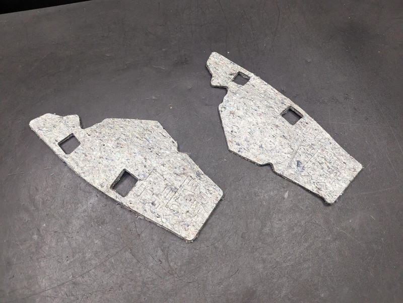 2PC Rear Right & Left Quarter Insulator 2019 Infiniti Q50 2016 2017 2018 - 2022