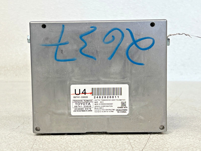 ⭐2015 LEXUS NX200T COMMUNICATION TELEMATICS TRANSCEIVER CONTROL UNIT OEM LOT2637