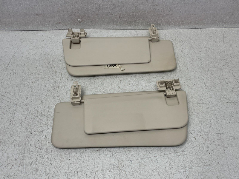 17 18 19 Mercedes GLS450 GLS550 X166 Left & Right Sun Visor Set Beige 1399 OEM
