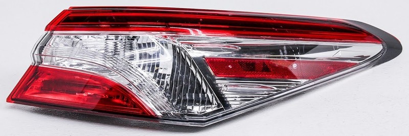 OEM Toyota Camry Right Passenger Side Halogen Tail Lamp 81550-06720 Chrome Flaw
