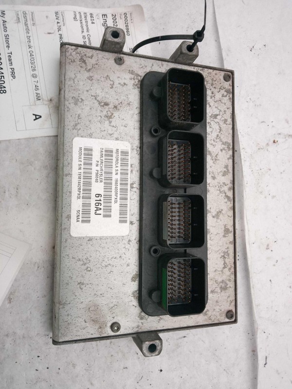 2002 Dodge Durango Engine Control Module ECM 4.7L Black OEM 111K Miles