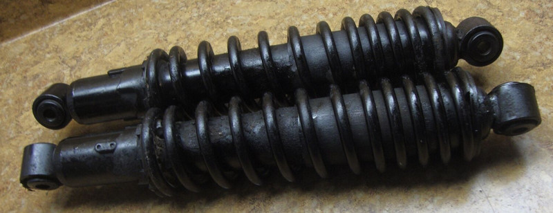 1986 87 Kawasaki Bayou ATV KLF 300 KLF300 Back Rear Shocks Suspension Spring G8