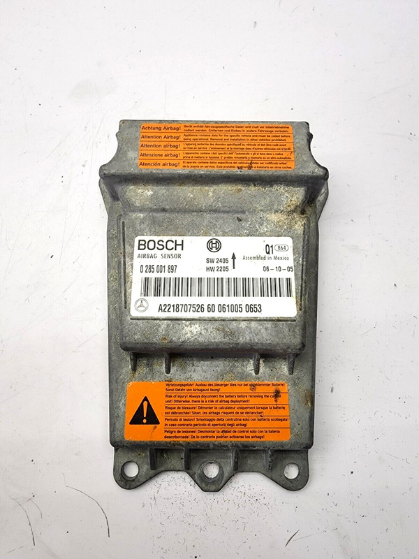 07-10 Mercedes W221 S550 CL550 SRS Safety Computer Control Module OEM