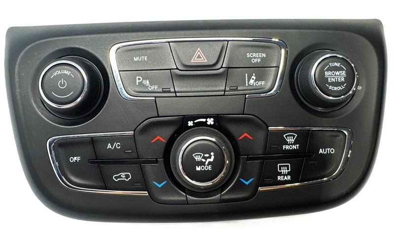 2017-2018 Jeep Compass A/C Heater Temperature Controls OEM 5VA60DX9AF