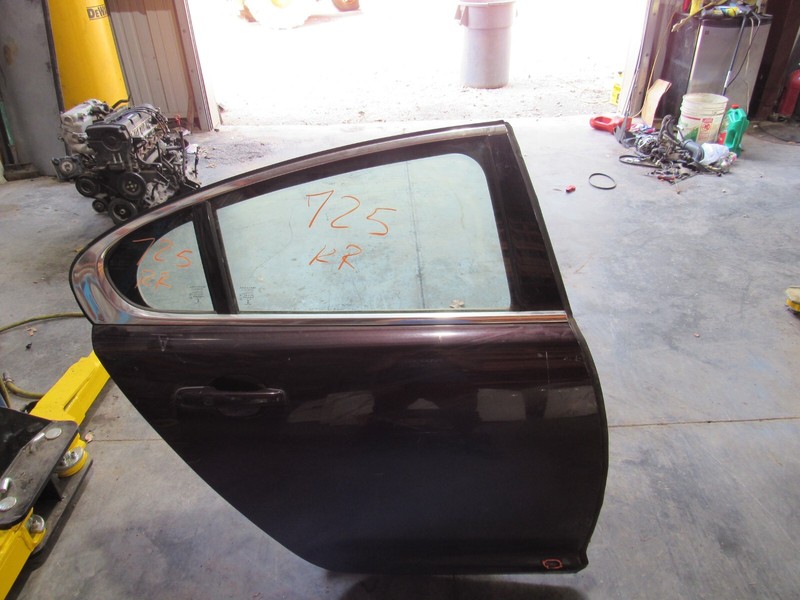 2009-2015 JAGUAR XF RIGHT PASSENGER REAR SIDE DOOR ASSY ELECTRIC WINDOW CAVIAR