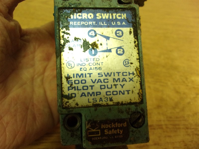 Honeywell LSA3K EQ A156 Heavy Duty Micro Limit Switch *FREE SHIPPING*