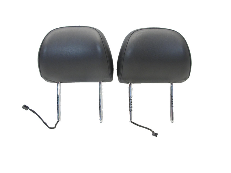 08-17 AUDI 8T A5 COUPE FRONT RIGHT AND LEFT HEAD REST HEADREST SET 092623