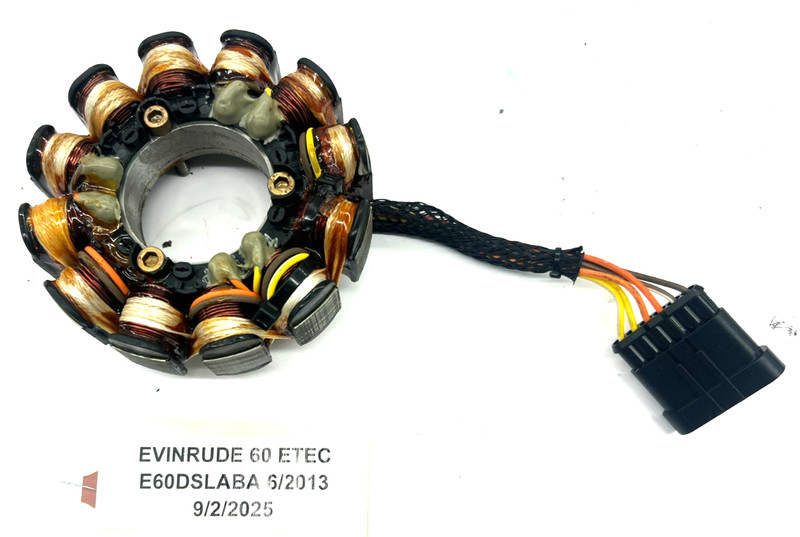 Evinrude 60 75 ETEC 0586949 Stator E60DPLISD FRESHWATER! 2010