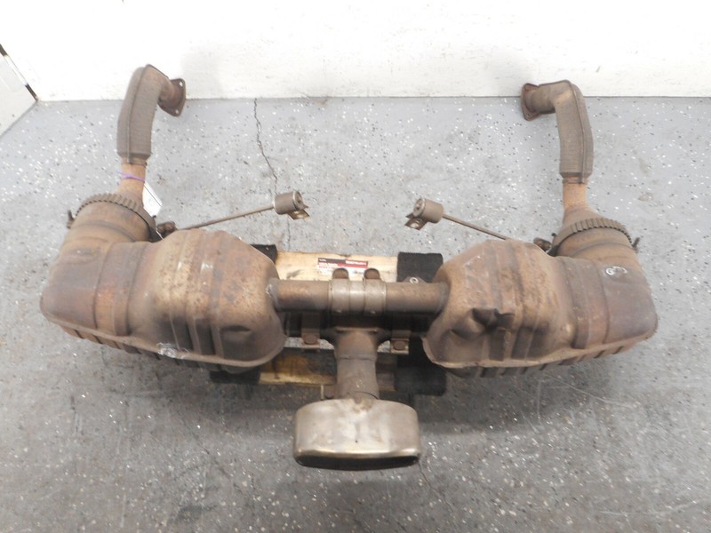 05 06 Porsche Boxster 987 Exhaust Muffler Driver Left Passenger Right W/ Tip OEM