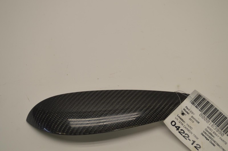 2006-2010 BMW M6 E64 REAR LEFT SIDE QUARTER PANEL TRIM MOLDING CARBON OEM