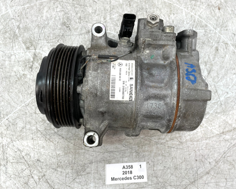 ✅ 15-18 OEM Mercedes C300 A205 W205 2.0L AC Air Conditioning Compressor