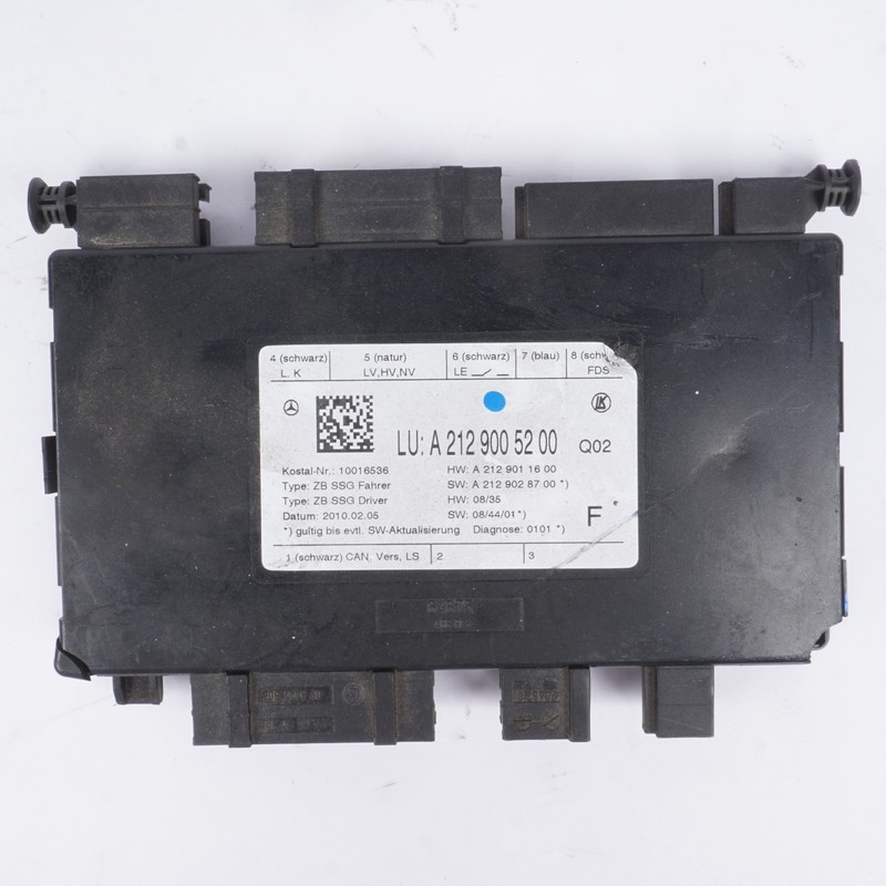 2008 - 2018 Mercedes W204 C250 E350 Seat Control Module Front Left Driver Side