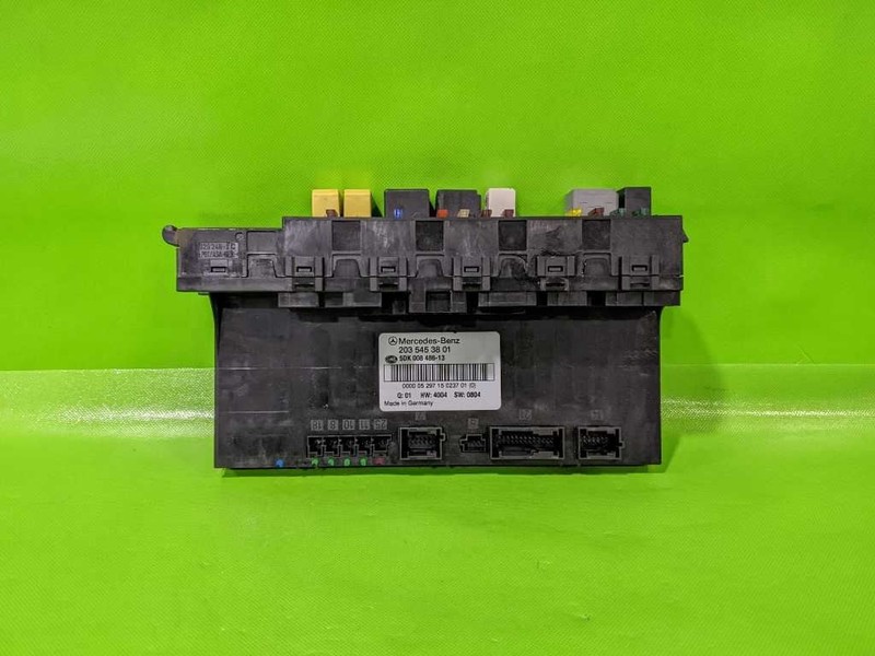 06 MERCEDES BENZ C230 REAR SAM LAMP CONTROL FUSE BOX OEM 4342-21