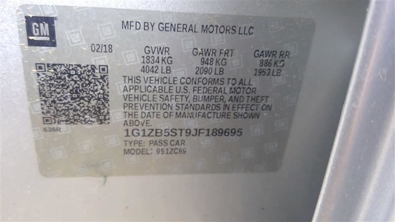Steering Gear/Rack Electric Assist On Rack Fits 18 MALIBU 1383269